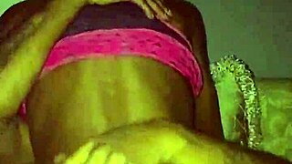 Slim black Joliet thot rides big black cock