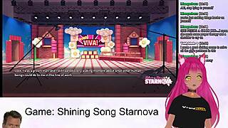i play shining song starnova aki route as vtuber
