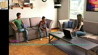 Wife and mother-in-law play erotic game?