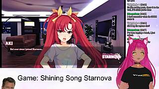 i play shining song starnova aki route as vtuber
