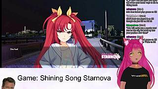 i play shining song starnova aki route as vtuber