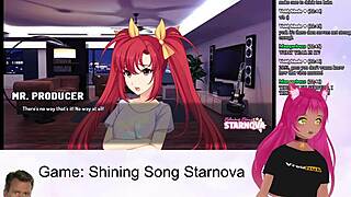 i play shining song starnova aki route as vtuber