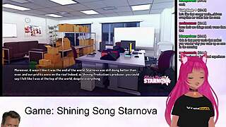 i play shining song starnova aki route as vtuber