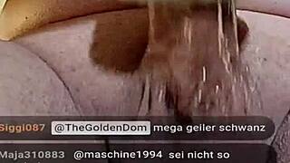 i'm jerking my cock on livecam