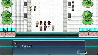 One man undresses beautiful hot girls in apostle pornplay hentai game episode 4.