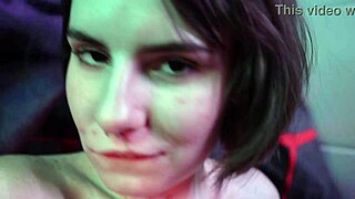 Solo Girl's Intimate Masturbation Session Backstage