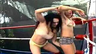 Videos of women and men grappling and wrestling – Volume 1