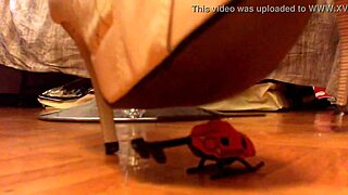 Your Italian mistress crushes you with dirty feet on your face. I love dominating like this toy helicopter!