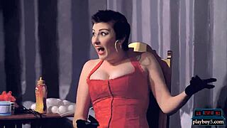 Watch this femdom fetish comedy show with 50 shades of improvising