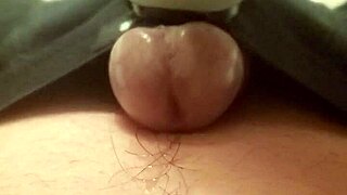 Gay handjob makes cum flow like rain.