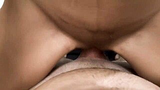 Skinny Latina Teen Swallows Big Cock in POV Blowjob Action Scene.