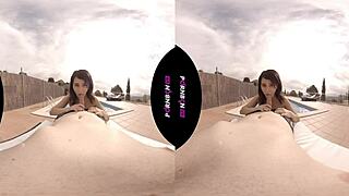 Young Latina Neighbor Wants Outdoor Fuck!