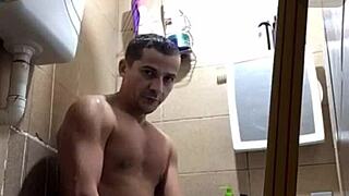 gay guy gets wild with friend's huge cock in horny fetish session