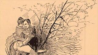 Vintage Erotic Drawings with Seductive Retro Charm