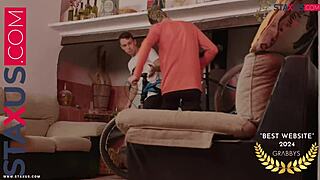 Two beautiful cyclists ride hard after a good time