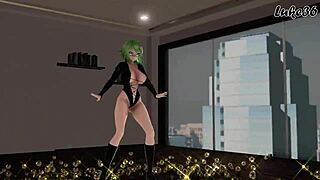 gumi vocaloid mmd r18 shows off big anime boobs, wanna see more?