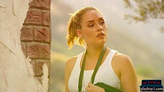 Naturally Curvy Blonde Milf Babe Taking Selfies