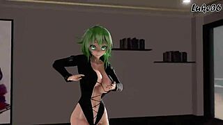 gumi vocaloid mmd r18 shows off big anime boobs, wanna see more?
