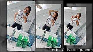 Look at this teen’s wet pink pussy, wide open and waiting for a big cock to pound!