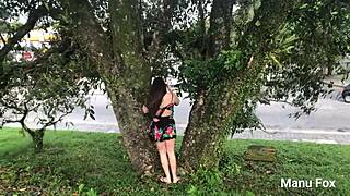 Latina Star Manu Fox Caught Naked Masturbating on Train Tracks