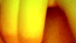 horny babe can't hold back, masturbates shaved pussy till she cums! 😜