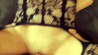 hot amateur homemade video with stockings and big cock