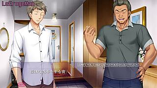 In the hentai story, Nodoka gives a blowjob to her husband and gets creampied