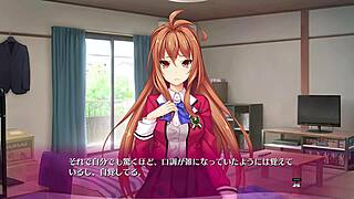 Enjoy bukkake in this hentai game