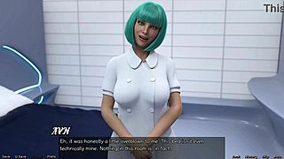 Beautiful black women in a futuristic setting in a dating simulation game