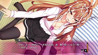 Enjoy bukkake in this hentai game