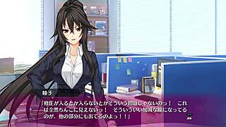 Enjoy bukkake in this hentai game