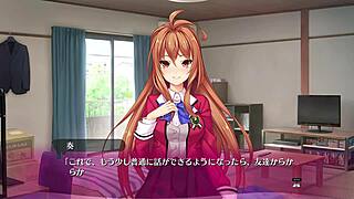 Enjoy bukkake in this hentai game