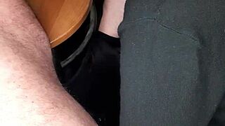 I secretly enjoy a hidden moment at work with a mature amateur