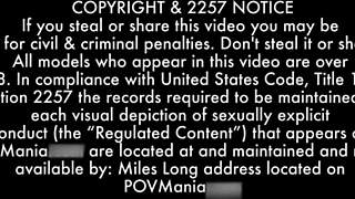 Kiki Daire sucks cock in POV