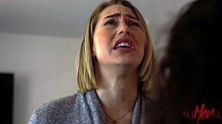 AllHerLuv Coming Out Sneak Peek - Blonde and Brunette Tribbing Hard!