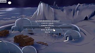 Sloppy blowjob on big tits in 4 elements trainer