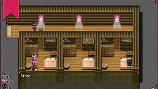 Confused witch strips in the men's bathroom part 3