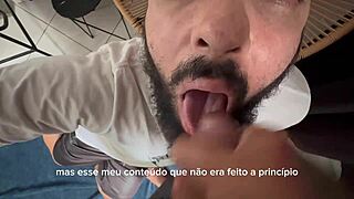 bearded man sucks 41 cocks in epic blowjob session