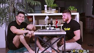 Hairy Otter Takes Str8 Jock's Hot Facial After Intense Gay Cock Action in Wild Scene