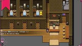 Confused witch strips in the men's bathroom part 3