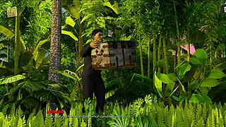 eve gets pounded in missionary with monster cock