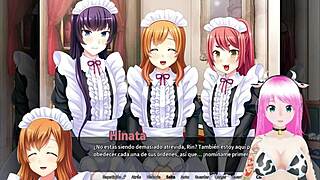 Maid boy manor orgy game in Spanish for adults