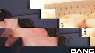 I banged aubrey sinclair in threesome dressing room fuck