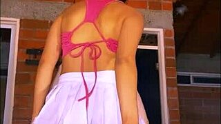 The Shy Latina Student Escapes With Her Boyfriend For A Night Of College Adventures