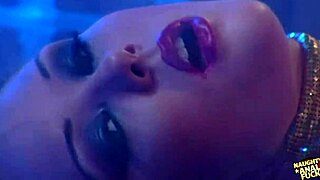 redheaded biker girl rides vigorously on her precious bike