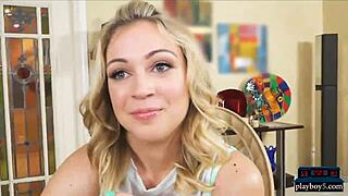 Petite blonde girlfriends get videotaped fucking.