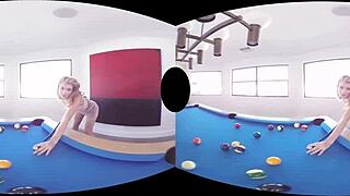 Blonde Arya Fae joins you for VR Valentine fun