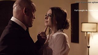 submissive secretary jill kassidy spanked and dominated by rough boss. she serves him fully.