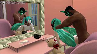 Miku Follada Por Un Negro