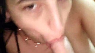 Amateur gives yummy blowjob in classroom pov leading to cumshot